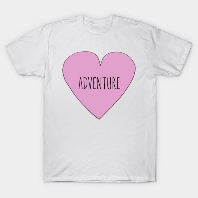 Adventure Love T-Shirt by wanungara